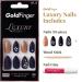 Gold Finger Luxury 3D Jeweled Nail Set with Pink Gel Glue & Manicure Stick | GFL12 - Buy Online on GoSupps.com