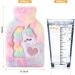 Unicorn Plush Hot Water Bottle Cover | Removeable & Washable | 1L Natural Rubber | Red | Warm in Winter | Neck, Waist, Back, Legs, Shoulder - Buy Online on GoSupps.com