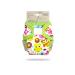 Petit Lulu Cloth Nappy Wrap | Newborn (4.4-13.2 lbs) | Hook & Loop | Washable Diaper Wrap | Reusable Cloth Nappies | Made in Europe (Happy Owls)