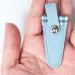 4pcs Leather Scissors Covers Colorful Lattice Scissors Caps Pointed Nipper Sheath Beauty Tool Supplies for Embroidery - Buy Online on GoSupps.com