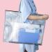 BUSOHA Art Portfolio Bag with Handle and Zipper - 2 PACK Large Clear Waterproof Poster Storage Bag for Artworks Drawing Pads Supplies Charts and Teaching Material Multipurpose -19 x 25 Inch - Buy Online on GoSupps.com
