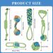 Dog Rope Toys Puppy Toys 6PCS Small Dog Cotton Rope Chewing Toys Puppy Dog Chew Toys Teething Training Dog Tug Rope Interactive Dog Rope Toys Indestructible Natural Cotton Rope for Small Medium Dogs - Buy Online on GoSupps.com