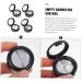 SKISUNO 8 Pcs Eye Shadow Box Clear Cosmetic Case Cosmetic Pans Magnetic Makeup Empty Makeup Blush Plastic - Buy Online on GoSupps.com