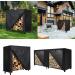 PURPLELILY Firewood Log Rack Cover Sturdy Firewood Stand Cloth Cover Tarpaulin Sheet Perfect For Indoor And Outdoor Camping Use - Buy Online on GoSupps.com