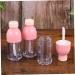 Baluue Flacons De Gloss Vides 10pcs Bouteilles De Brillant En Plastique Transparent Contenants Et Pratiques Rose Voyage Bouchon tanche - Buy Online on GoSupps.com