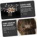 Beavorty flower hair comb bride hair comb clip wedding guest gold headband shiny metal headband bridal headdress sparking hair hoops crystal wedding headdress decorate Miss manual - Buy Online on GoSupps.com