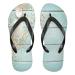 Mnsruu Wooden Starfish Shell Flip Flops for Home Hotel Spa Bedroom Travel M for Men Women