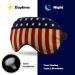 American Flag Glory Sleep Mask Eye Cover for Sleeping Blindfold with Adjustable Strap Blocks Light Night Travel Nap for Men Women - Buy Online on GoSupps.com