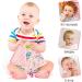 2Pcs Baby Appease Towel Blankets Unicorn Alpaca Soothing Plush Blanket with Colorful Taggies Teether - Pink+Green - Buy Online on GoSupps.com