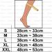 NeoPhysio Medical Grade Elastic Compression Calf Support Sleeve - XXL Beige (48-53cm) - Buy Online on GoSupps.com