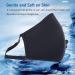 YYQTGG Soft Protective Latex Face Cover - Reusable Safe Black & Washable | International Shipping Available - Buy Online on GoSupps.com