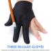 Poosr 20 Pieces Breathable Billiard Gloves - 3 Finger Snooker Gloves for Men & Women - Premium Billiard Accessories for Enhanced Grip - Buy Online on GoSupps.com