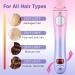 Automatic Curling Iron - Ceramic Hair Curler with Temperature Display 5.1" Heat Pipe - Pink Sunse | International Shipping - Buy Online on GoSupps.com