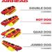 Airhead Hot Dog Towable Tube for Boating | 1-5 Rider Options - Buy Online on GoSupps.com