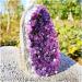 Crystal Hole Stone Crafts Natural Amethyst geode Quartz Cluster Crystal Specimen Crystal Hole - Buy Online on GoSupps.com
