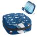 Women's bonds storage pockets Stillpad holder pirates hai coco portable period kit pocket feminine product bag for women girls color3