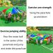 2m Play Parachute Teamwork Game for Nursery Physical Training - Indoor & Outdoor Activities - Buy Online on GoSupps.com