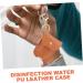 FOMIYES 10 Pack PU Leather Travel Bottles - Portable Hand Washing Soap Key Rings for Travel - Lip Gel & Filling Bottles - Buy Online on GoSupps.com