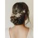 SWEETV Gold Bridal Headband - Flower Wedding Hair Vine for Women - Buy Online on GoSupps.com