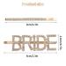 3 Pieces Bride Rhinestone Hairpins | Gold Bobby Pins for Wedding | Bridal Hair Accessories & Party Headwear - Buy Online on GoSupps.com
