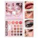 Palette de fards paupi res avec 24 couleurs en effet mat brillant et nacr pour la beaut palette de maquillage pour femmes filles adolescentes Halloween les jours f tes voyage