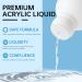 PEACECOLOR 120ML Acrylic Liquid for Acrylic Nails Liquid Non-Yellowing Formula for Acrylic Nails Application Nail Extension & Nail Carving DIY at Home Beauty Gifts color 164 - Buy Online on GoSupps.com