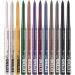  Opilroyn Eyeliner pencil - 12 colors - Smudge-resistant gel eyeliner - Long-lasting eye makeup kit - Lipstick - Eye makeup accessory - Buy Online on GoSupps.com