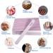 25 Pcs Emery Board Nail Files | Double Sided 100/180 Grit for Natural & Acrylic Nails | Professional Reusable Manicure Pedicure Tool - Gray - Buy Online on GoSupps.com