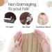 Secret Headband Wire Hair Extensions - Ombre Bleach Blonde 50cm Straight Rubber Band for Women - Buy Online on GoSupps.com