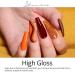 Ur Sugar UV Nail Polish Set - 12 Colors Shellac Gel for Autumn Winter | Brown Red Yellow & Gold Glitter | Perfect for Nail Studios & Manicure Gift Box - Buy Online on GoSupps.com