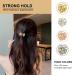 Medium Flower Hair Claw Clips 4-Pack for Women & Girls - Non-slip Metal Jaw Clamps for Thin/Thick Hair - Mother's Day Gift - 4 Colors - Buy Online on GoSupps.com