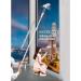 RRRYYYZZ 75'' Spray Window Squeegee for Home with 4-Section Extension Pole 4 in 1 Squeegee for Shower Glass Shower Glass Cleaner Squeegee with Sewage Collector and 5 Pads - Buy Online on GoSupps.com