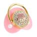 Ultra-Light Silicone Pacifier for Newborns | Bling-Silicone Baby Pacifiers for Infants 6-18 Months | Professional Design - M Pink - Buy Online on GoSupps.com