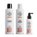 Nioxin System 3 Hair Care for hair loss for colored subtly thinner hair - professional care for hair compression set