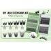 30p/40p Mixed Cluster Eyelashes | GLANVY DIY Lash Extension Kit | 551pcs Natural Look Individual Lashes | 6-in-1 Ultra-Large Capacity - Buy Online on GoSupps.com