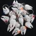 KVSERT 60pcs Tooth Shape Keychain | Cute Dental Gifts for Dentists & Dental Lovers - International Shipping - Buy Online on GoSupps.com