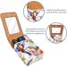 Travel Lipstick Organizer Case | Portable Makeup Bag with Mirror | Flowers & Birds Design - Shop Now - Buy Online on GoSupps.com