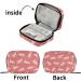 Buy Pfrewn 7-Day Pill Organizer Case - Cute Cartoon Axolotl Red Travel Pill Box | Portable Weekly Vitamin & Medicine Holder - Buy Online on GoSupps.com