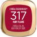 L'Oreal Paris Colour Riche 317 Ruby Flame Satin Lipstick - Hydrating Creamy Formula - Buy Online on GoSupps.com