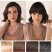 Buy Qdpj Clip In Bangs - 100% Real Hair Pony Fringe Extensions for Women & Girls | Ultra-Thin Seamless Light Brown Hair Wigs - Buy Online on GoSupps.com