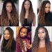 Shop Wigenius Faux Locs Wavy 18 - 6 Packs of Soft Synthetic Crochet Hair Extensions in Brown (4#) for Beautiful Goddess Gypsy Dreadlocks & Passion Twists - Buy Online on GoSupps.com