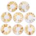 8 Boxes Alloy Nail Decoration Glitter Nail Wraps Nail Art Supplies Metal Decor Nail Art Sequins Nail Star Studs Moon Nail Studs Moon Decorations Nail Stickers Plastic Manicure Disc