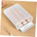 Drawer Refrigerator Egg Drawer-type Supply Tray Accessory Household Storage Fridge re-usable White 33X25X8cm - Buy Online on GoSupps.com