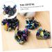 COHEALI 6 Pcs Colorful Crystal Clusters Fish Tank Decorations Meditation Crystals and Stones Crystal Gems Colorfulx3pcs 3X3CMx3pcs - Buy Online on GoSupps.com