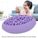 DAUZ Makeup Brush Rack & Cleaning Mat - Ergonomic Reusable & Portable for Women (Purple) - Perfect for Home Use - Buy Online on GoSupps.com