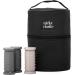 Nicky Clarke Heated 25mm Rollers Compact Travel Set - 12 Ionic Self Grip Rollers with Pin Clips and Storage Bag - NHS006 Grey - Buy Online on GoSupps.com