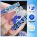 Blue Rhinestone Nail Gems - Makartt Crystal Rhinestones for DIY Nail Art & Makeup - Buy Online on GoSupps.com
