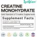 Luckycare Creatine Monohydrate Powder 500g | Pure Creatine for Muscle, Energy, Recovery & Strength | Vegan, Gluten Free, Easy to Digest | 100 Servings for Men & Women - Buy Online on GoSupps.com