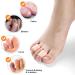 Pinky Toe Protectors 12pcs - Silicone Gel Cushion Sleeves for Toe Pain Relief - Ajoysoul Peach Toe Covers for Corns, Blisters, Calluses - Buy Online on GoSupps.com