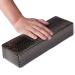 Merterfly Arm Rest for Nails  Easy to Clean Nail Armrest Pillow for Acrylic Nails Sturdy PU Leather Hand Rest Cusion Holder Cute Soft Waterproof for Nail Tech (Black)